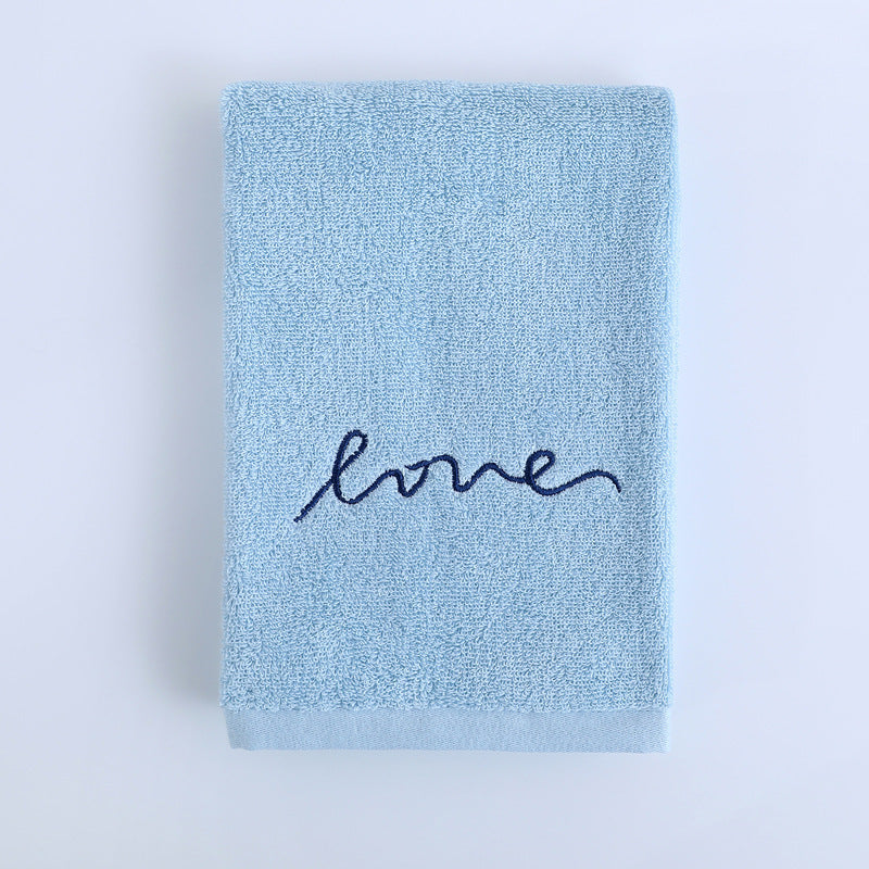 Pure Cotton Embroidery Towel Plain Gift Face Towel