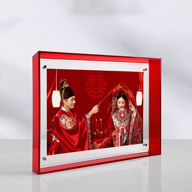 Acrylic Photo Frame Transparent Colorful Picture Frame