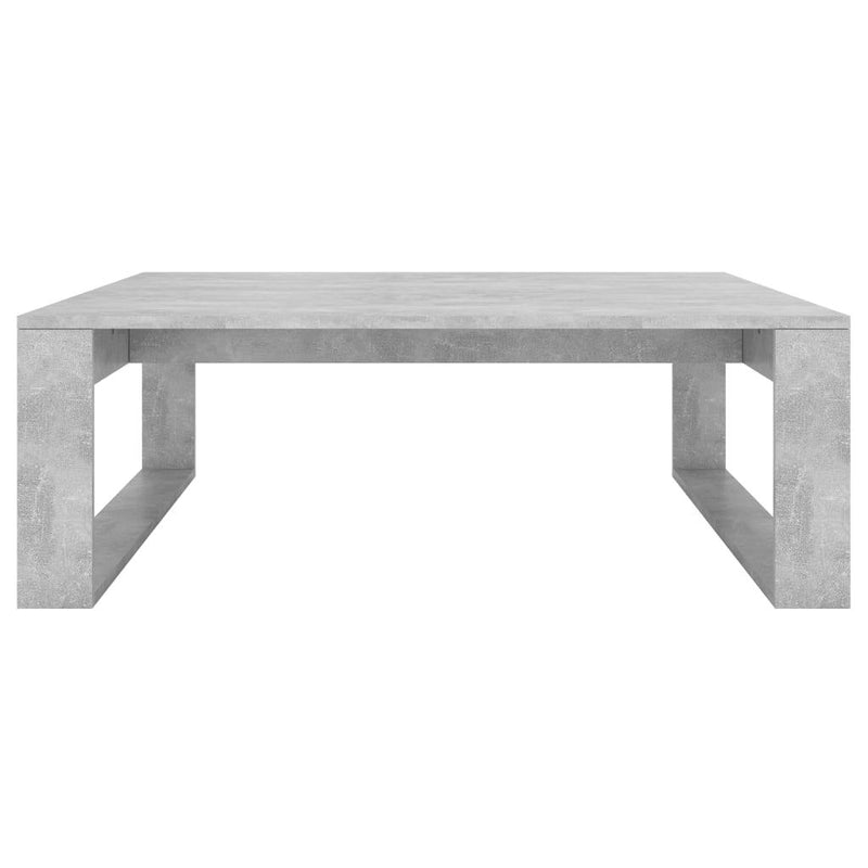 vidaXL Coffee Table Concrete Grey 100x100x35 cm Engineered Wood