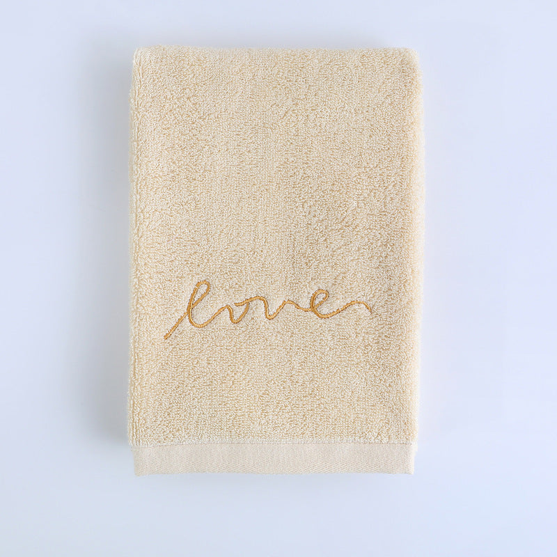 Pure Cotton Embroidery Towel Plain Gift Face Towel