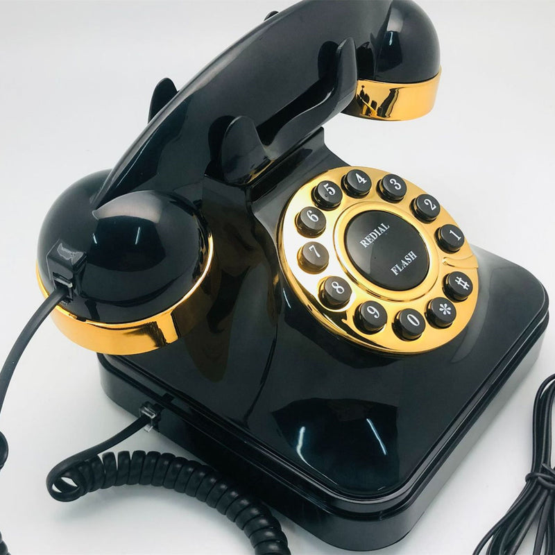 Gold-plated Telephone Old-fashioned Antique