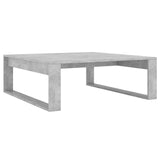 vidaXL Coffee Table Concrete Grey 100x100x35 cm Engineered Wood