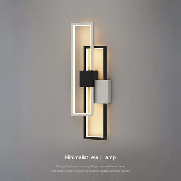 Bedroom Bedside Nordic Minimalism Wall Lamp Modern Minimalist