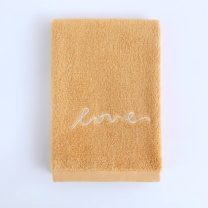 Pure Cotton Embroidery Towel Plain Gift Face Towel