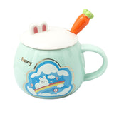 Korean Cartoon Creative Radish Rabbit Mugs