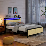 Iron Bed Frame, Metal Bed Frame, Wrought Iron Bed Frame, Iron Platform Bed Frame