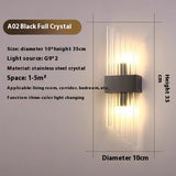 Crystal Wall Lamp Living Room Background Wall Stairs Aisle Light