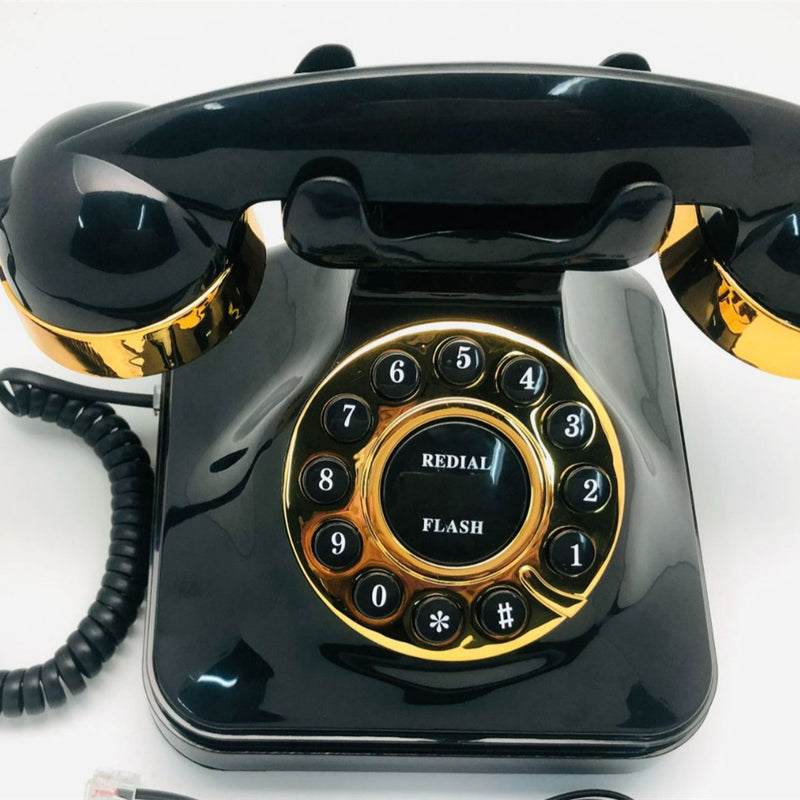 Gold-plated Telephone Old-fashioned Antique